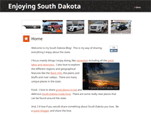 Tablet Screenshot of enjoyingsouthdakota.com